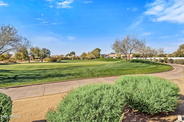 view of home's community featuring a lawn