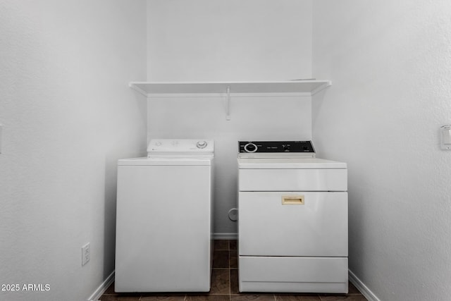 laundry room featuring independent washer and dryer