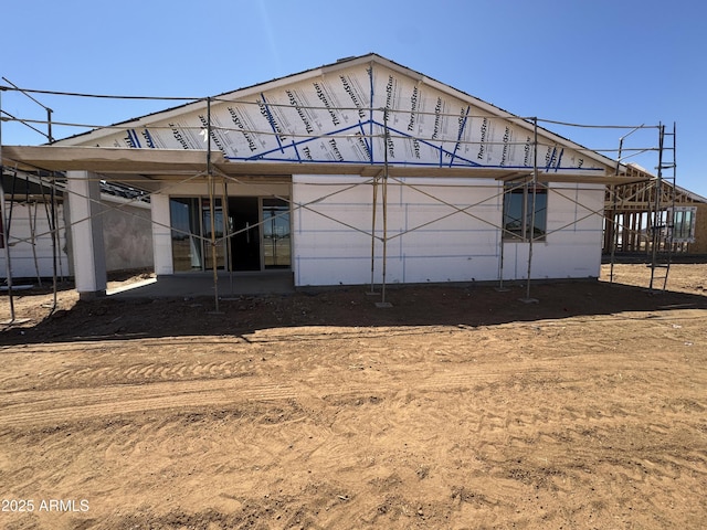 view of rear view of property