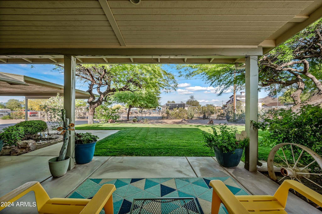 view of patio