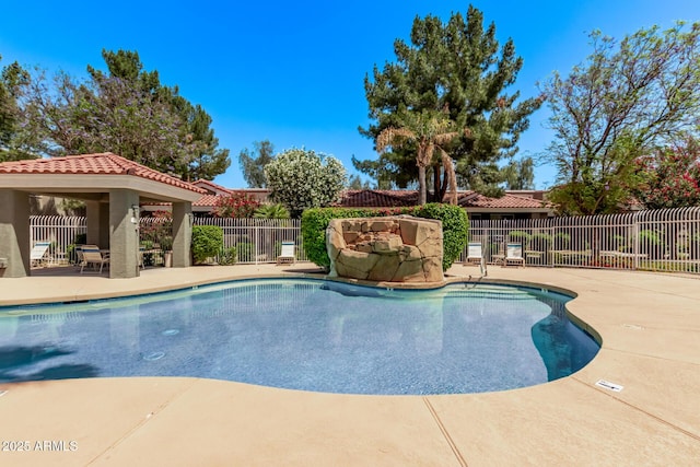 2929 W Yorkshire Dr Unit 2074, Phoenix, AZ 85027 - community pool with fence, a patio, and a gazebo