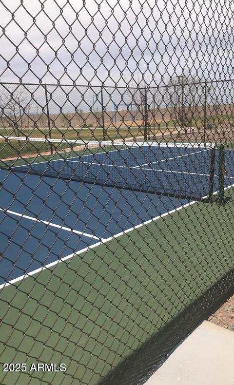 view of tennis court