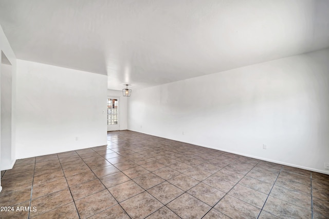 view of tiled empty room