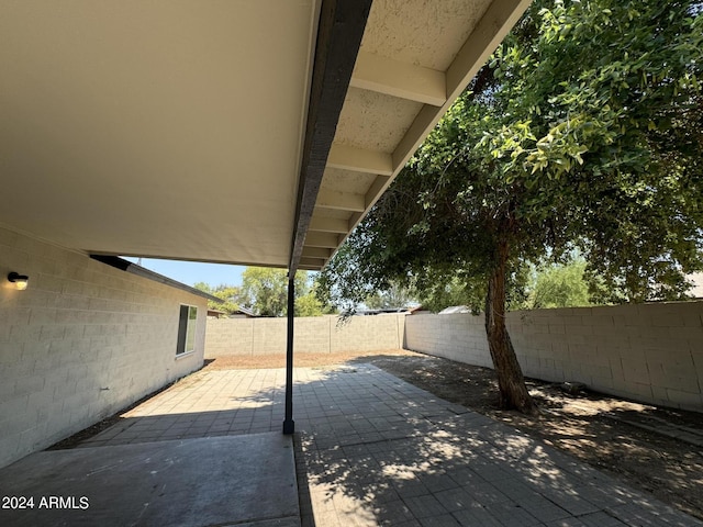 view of patio