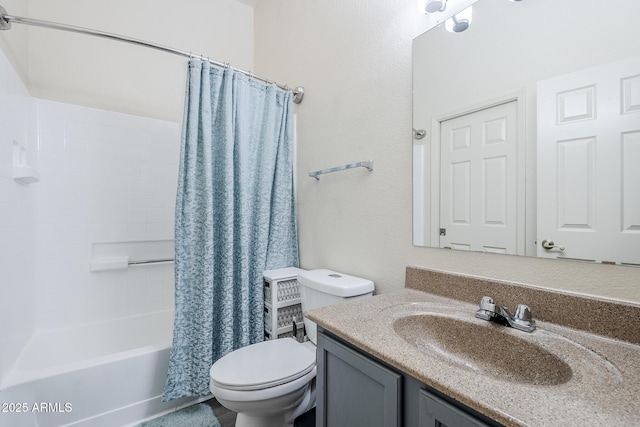 1331 W Baseline Rd Unit 360, Mesa, AZ 85202 - full bathroom featuring vanity and shower / tub combo with curtain