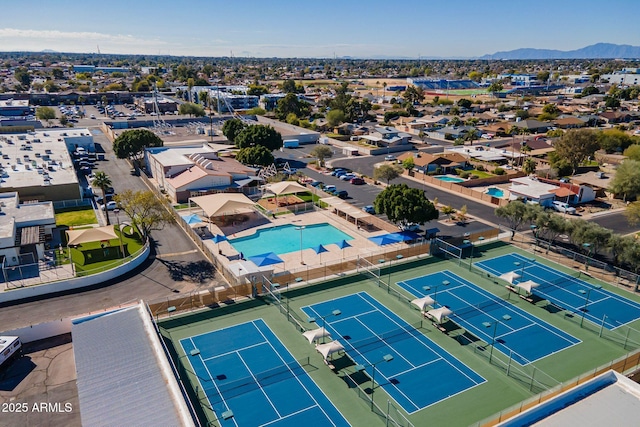 1331 W Baseline Rd Unit 360, Mesa, AZ 85202 - bird's eye view of a pool and mountains