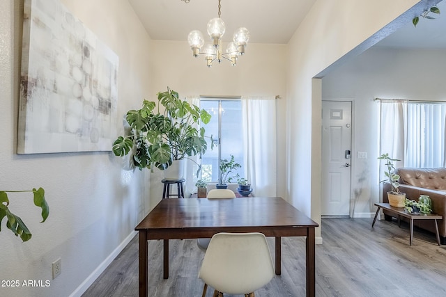 1331 W Baseline Rd Unit 360, Mesa, AZ 85202 - home office featuring wood finished floors and a chandelier