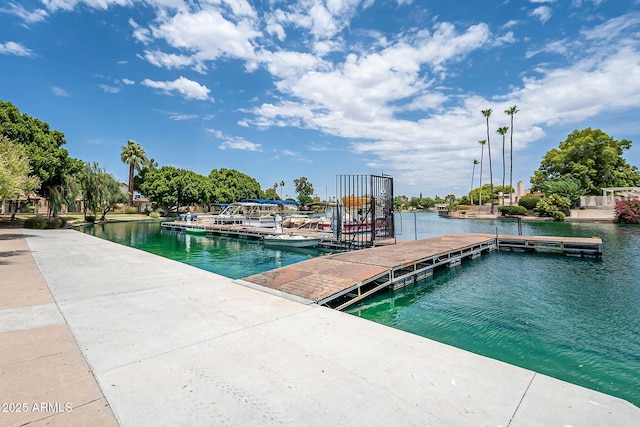 1331 W Baseline Rd Unit 360, Mesa, AZ 85202 - view of swimming pool featuring a floating dock and a water view