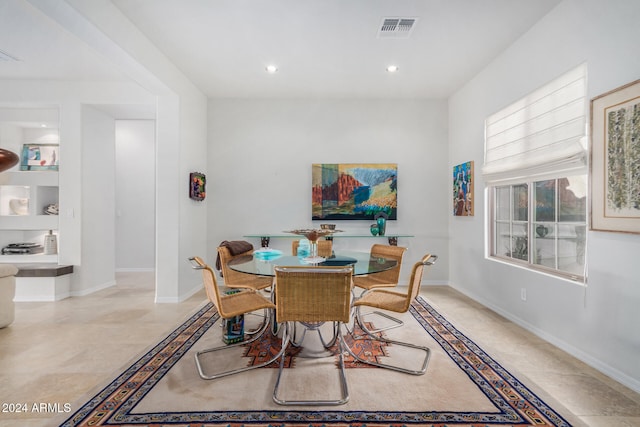 view of dining room