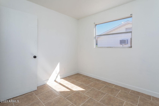 view of tiled empty room