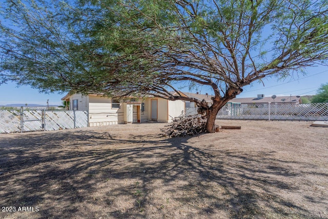 view of rear view of property