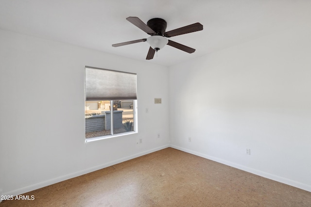 5802 E Spring Rd, Scottsdale, AZ 85254 - spare room with baseboards and ceiling fan