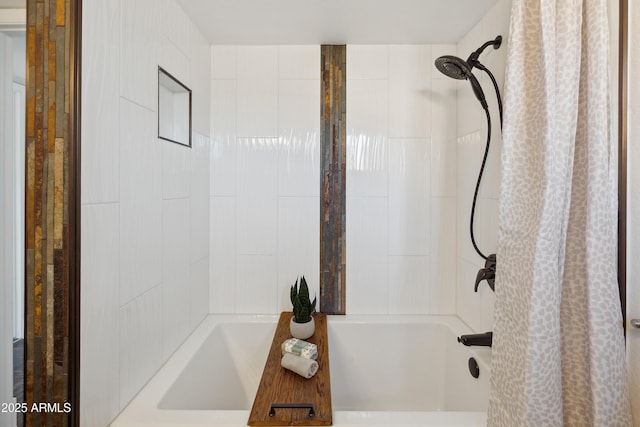 5802 E Spring Rd, Scottsdale, AZ 85254 - bathroom with shower / bath combination with curtain