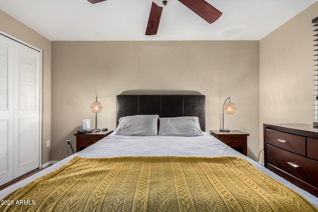 3643 E Friess Dr, Phoenix, AZ 85032 - bedroom featuring ceiling fan