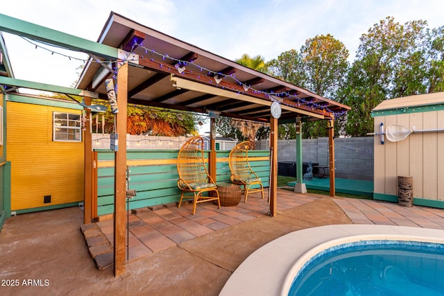 3643 E Friess Dr, Phoenix, AZ 85032 - view of pool featuring a patio and a fenced backyard