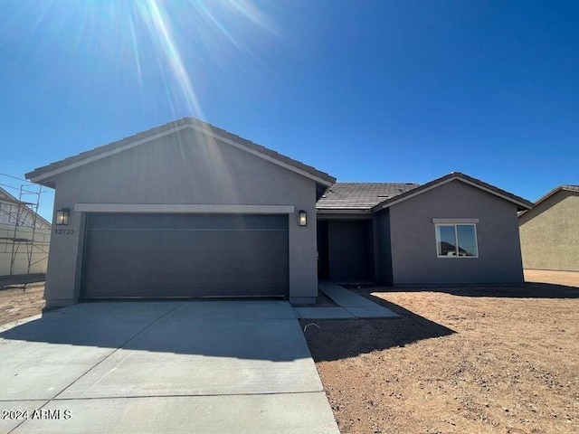 ranch-style house with a garage