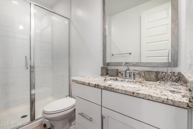 5897 N 195th Dr, Litchfield Park, AZ 85340 - full bath with toilet, a shower stall, and vanity