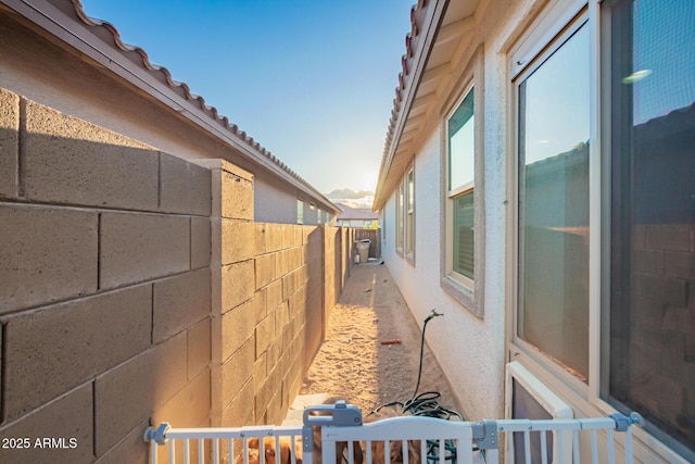 5897 N 195th Dr, Litchfield Park, AZ 85340 - view of home's exterior with a tile roof