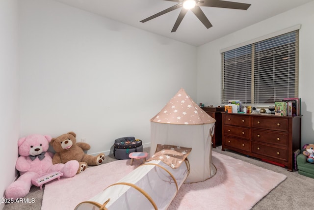 5897 N 195th Dr, Litchfield Park, AZ 85340 - bedroom featuring light colored carpet and a ceiling fan