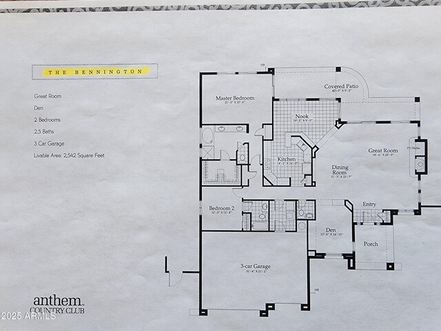 41910 N Long Cove Way, Anthem, AZ 85086 - floor plan