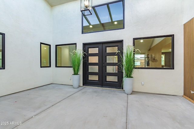 720 E Chilton Dr, Tempe, AZ 85283 - entrance to property with stucco siding, a patio, and french doors