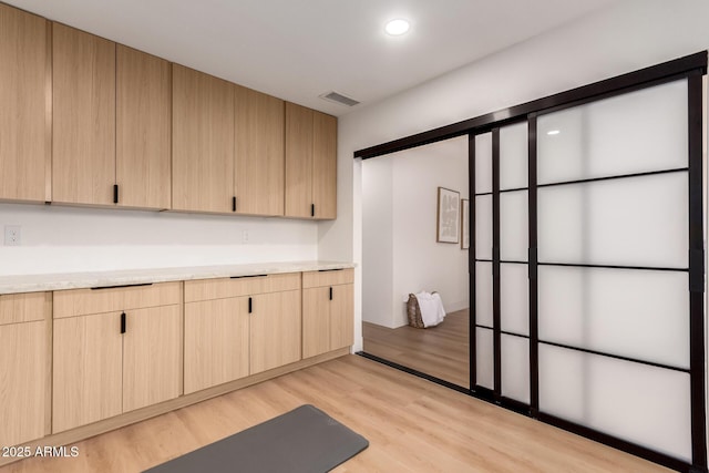 720 E Chilton Dr, Tempe, AZ 85283 - exercise area with light wood-style floors and recessed lighting