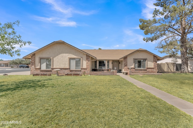 3046 E Dover St, Mesa, AZ 85213 - single story home featuring stucco siding, brick siding, and roof with shingles