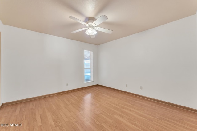 3046 E Dover St, Mesa, AZ 85213 - spare room with light wood-type flooring and ceiling fan