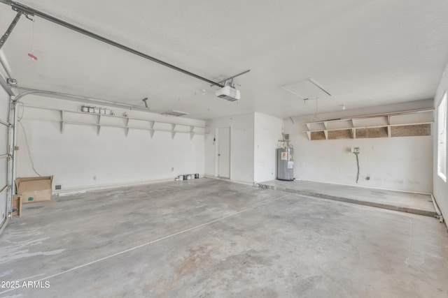 3046 E Dover St, Mesa, AZ 85213 - garage featuring water heater and a garage door opener