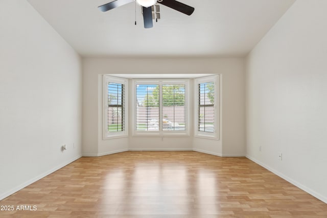 10341 E Dragoon Ave, Mesa, AZ 85208 - unfurnished room with light wood-type flooring and ceiling fan