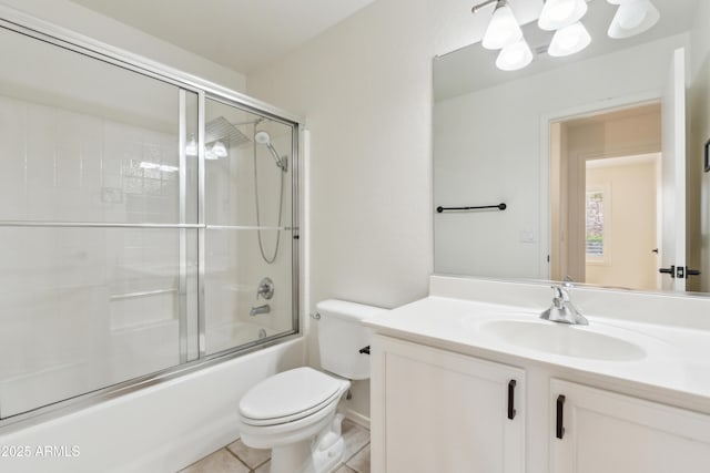 10341 E Dragoon Ave, Mesa, AZ 85208 - full bath featuring vanity, combined bath / shower with glass door, and tile patterned flooring