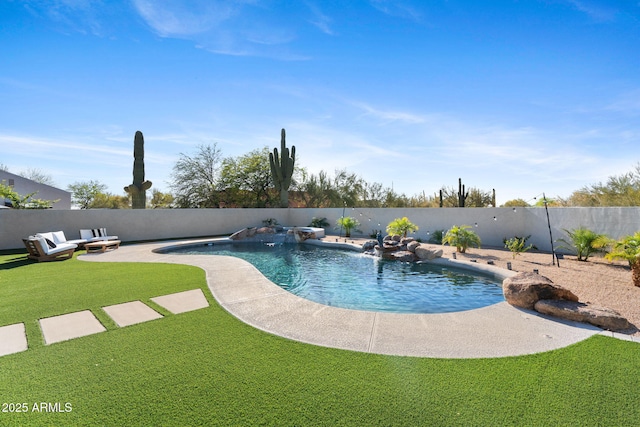 31032 N 66th St, Cave Creek, AZ 85331 - view of pool with a patio area and outdoor lounge area