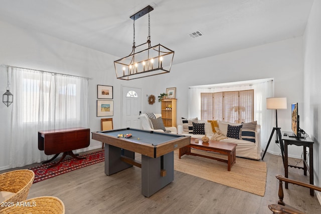 31032 N 66th St, Cave Creek, AZ 85331 - recreation room featuring pool table and wood finished floors