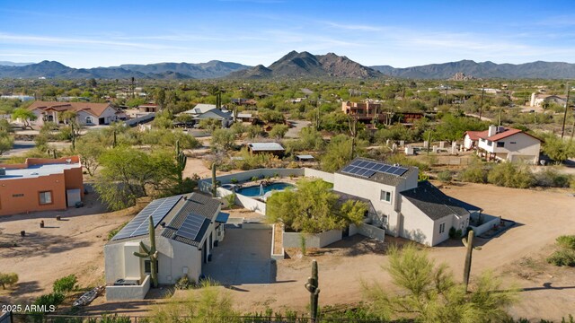 31032 N 66th St, Cave Creek, AZ 85331 - aerial perspective of suburban area with a mountain backdrop