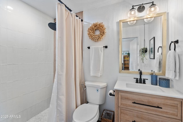 31032 N 66th St, Cave Creek, AZ 85331 - full bath featuring tiled shower, vanity, and toilet