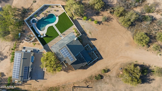 31032 N 66th St, Cave Creek, AZ 85331 - drone / aerial view of a pool area