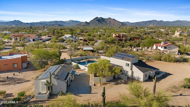 31032 N 66th St, Cave Creek, AZ 85331 - aerial view of residential area with a mountainous background