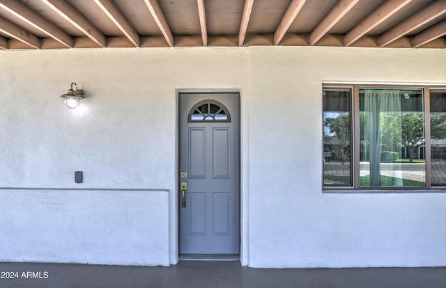 view of entrance to property