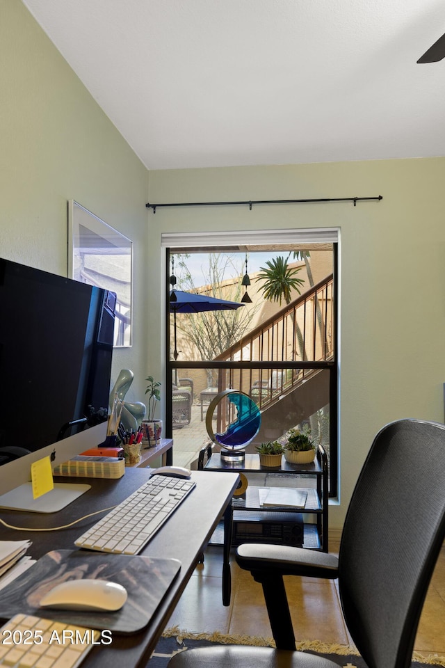 16233 E Rosetta Dr Unit 47, Fountain Hills, AZ 85268 - office area featuring plenty of natural light and a ceiling fan