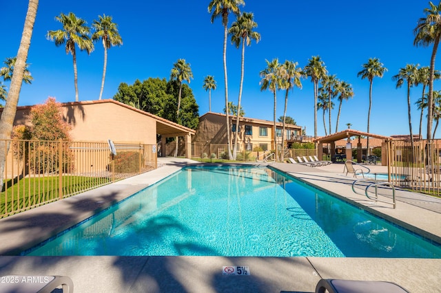16233 E Rosetta Dr Unit 47, Fountain Hills, AZ 85268 - community pool with a patio area