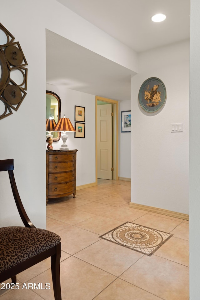16233 E Rosetta Dr Unit 47, Fountain Hills, AZ 85268 - hall featuring baseboards and light tile patterned floors