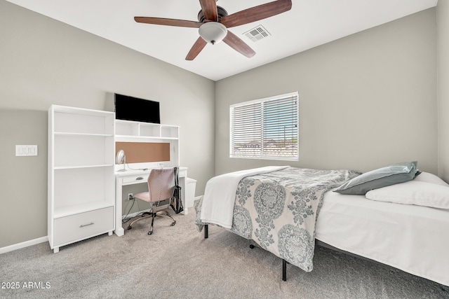 16917 W Sonora St, Goodyear, AZ 85338 - bedroom with carpet flooring, a ceiling fan, and a desk