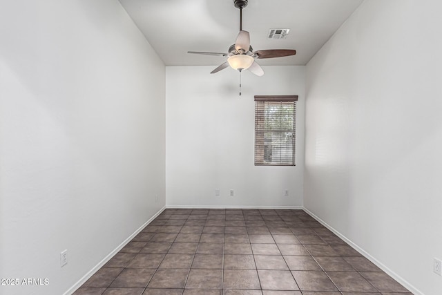 26264 N 74th Ln, Peoria, AZ 85383 - spare room with ceiling fan, tile patterned flooring, and baseboards