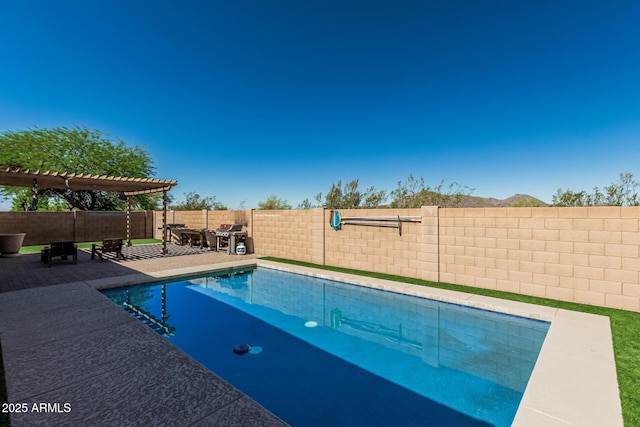 26264 N 74th Ln, Peoria, AZ 85383 - view of pool with a fenced backyard and a patio area