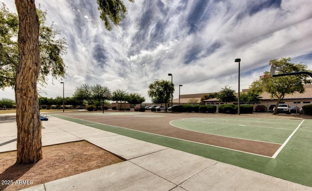 view of sport court