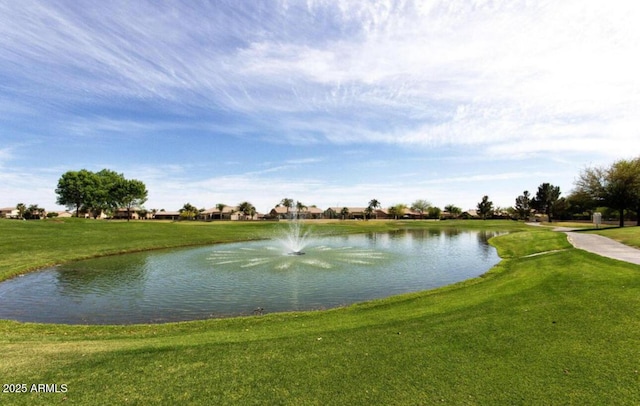 view of water feature