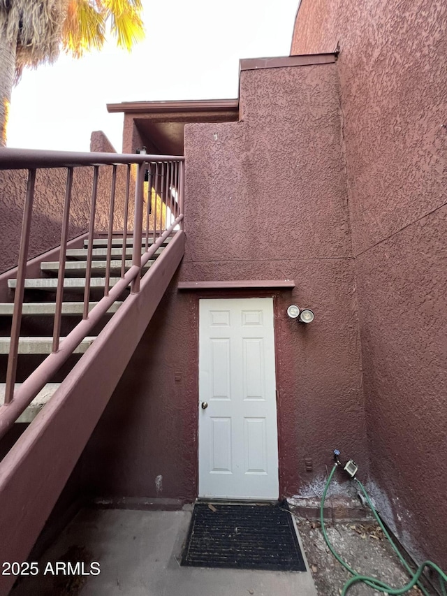4040 N Weimer Pl Unit 4, Tucson, AZ 85719 - entrance to property with a balcony and stucco siding