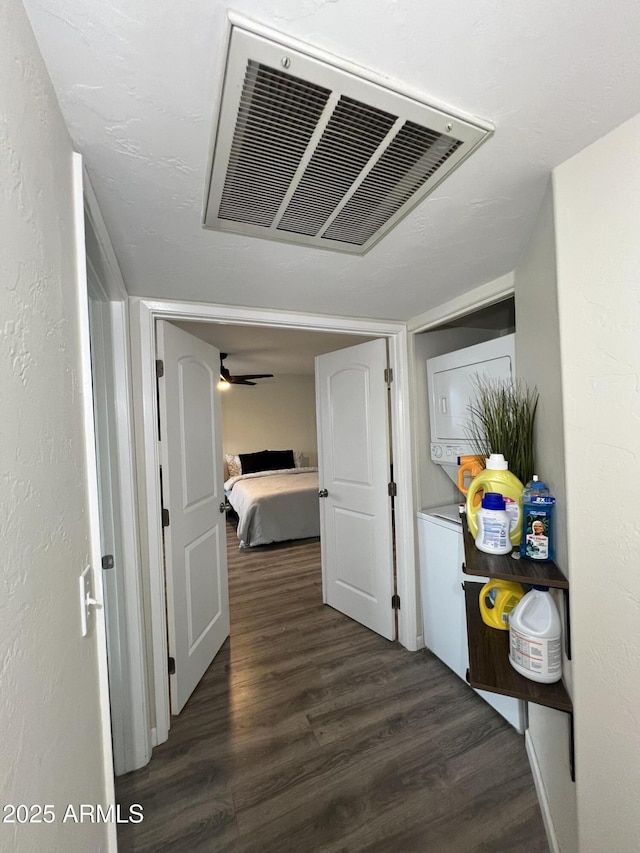 4040 N Weimer Pl Unit 4, Tucson, AZ 85719 - corridor featuring visible vents and dark wood finished floors