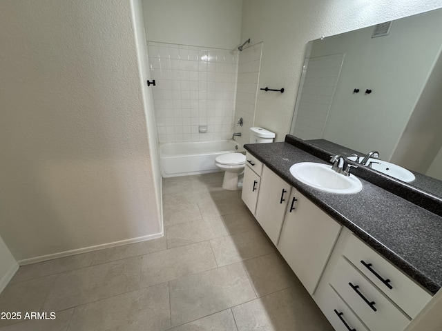 1941 S Pierpont Dr Unit 1043, Mesa, AZ 85206 - bathroom with vanity, tile patterned floors, and  shower combination