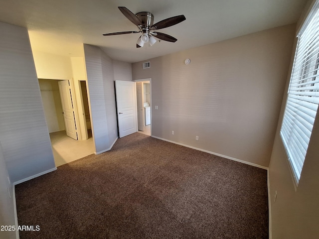 1941 S Pierpont Dr Unit 1043, Mesa, AZ 85206 - unfurnished bedroom featuring carpet flooring and a ceiling fan